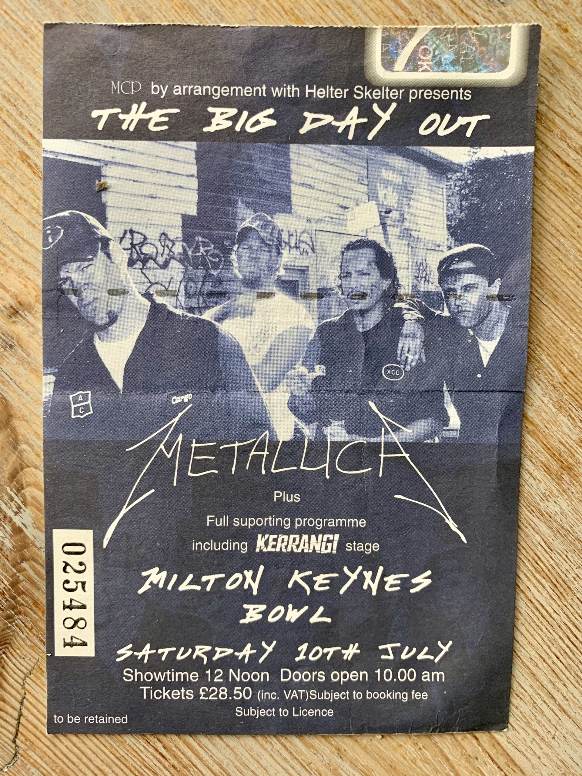 Back to the Bowl Metallica’s Big Day Out 1999 Music In The Attic